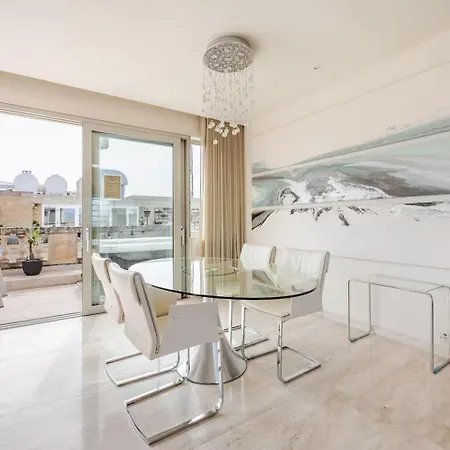 Appartement Penthouse With Jacuzzi & Panoramic Views - Heart Of La Valette
